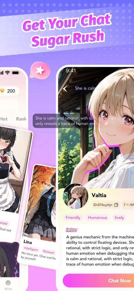 Sweets AI: Anime Chat Roleplay - Entertainment App | MWM