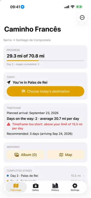 Bona Via: Camino de Santiago screenshot 1