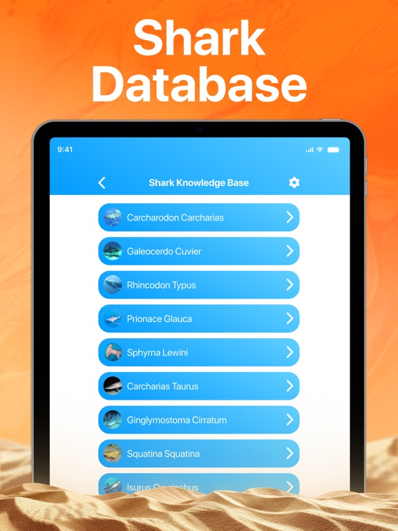 Shark Tracker: Finder Sharks iPad screenshot 2 - Utilities app