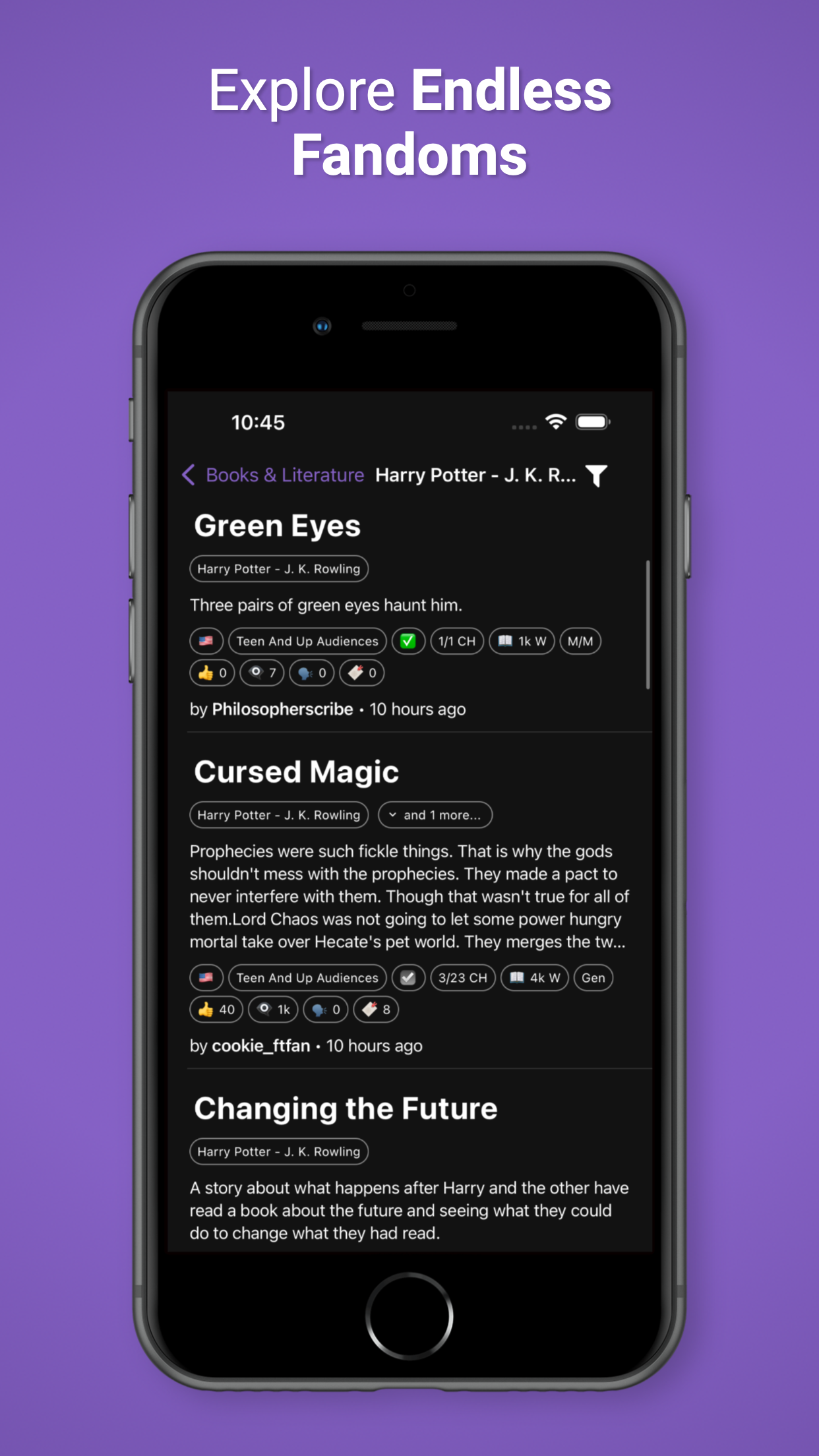 FanFiction | AO3 unofficial screenshot 2