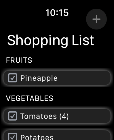 Meal Planner Grocery List