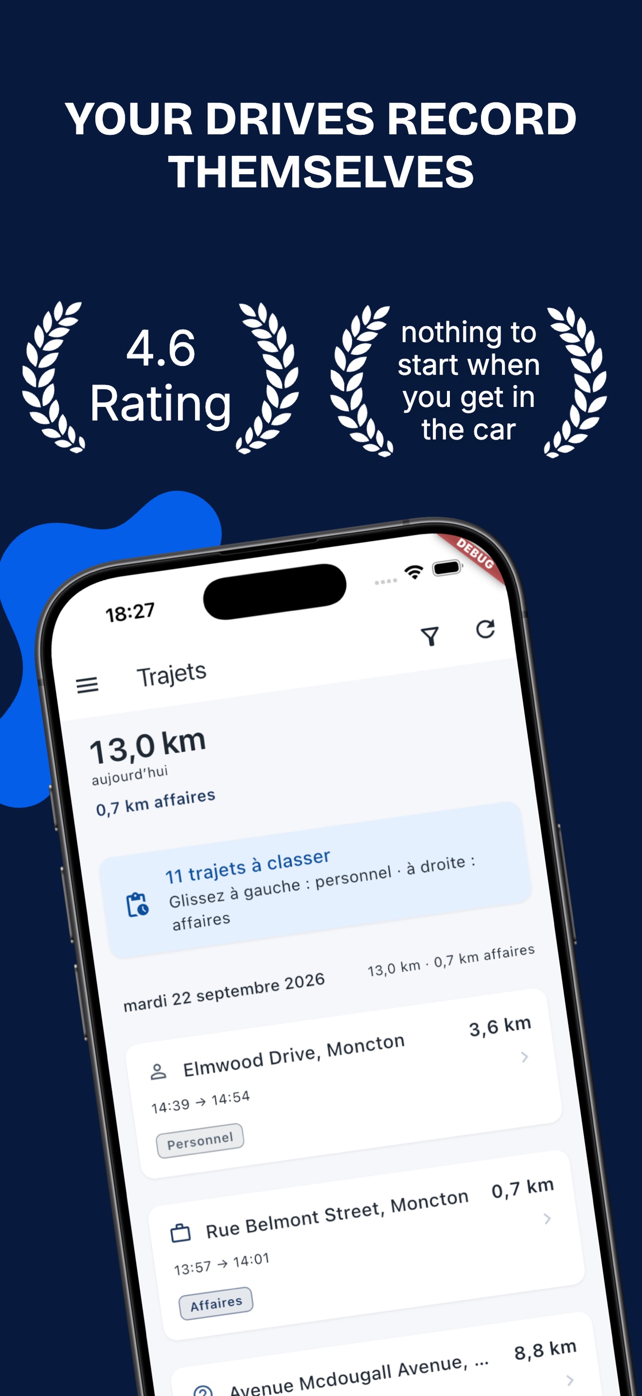 Screenshot 1 of Trajo Mileage & Showings