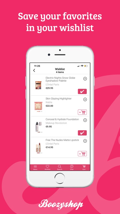 Boozyshop - the make up app