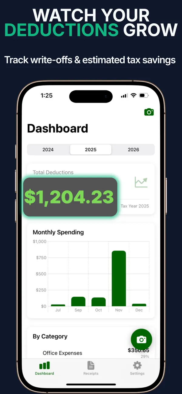 Screenshot #3 pour Receipt Scanner: VaultTax AI