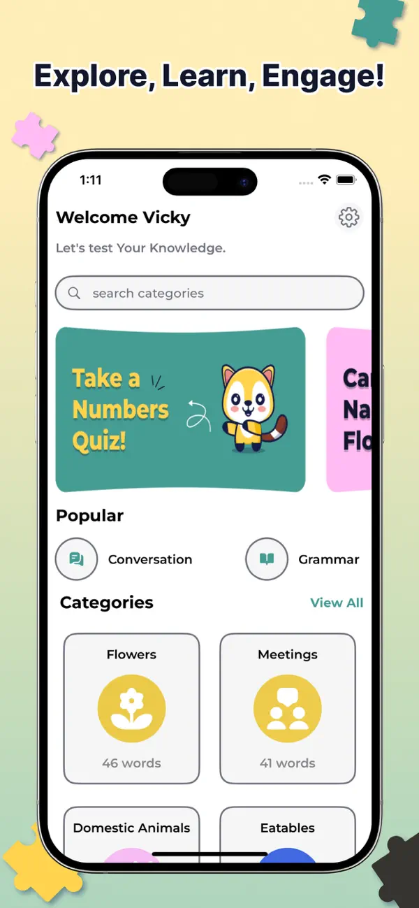 Screenshot #1 pour Learn English through Hindi