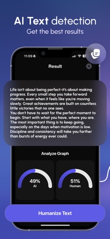 AI Detector & Humanize AI iPhone screenshot