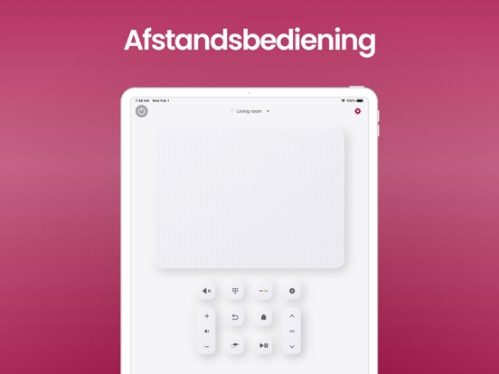 Afstandsbediening Smart LG TV iPad app afbeelding 1