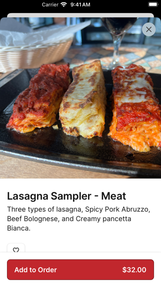 Screenshot 4 of Marcella's Lasagneria App