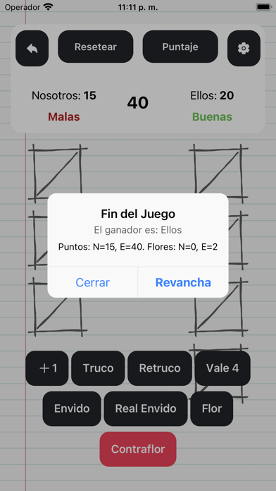 Anotador: Truco Screenshot