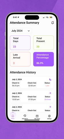 Smartly - Attendance Manager Screenshot 5 of 8