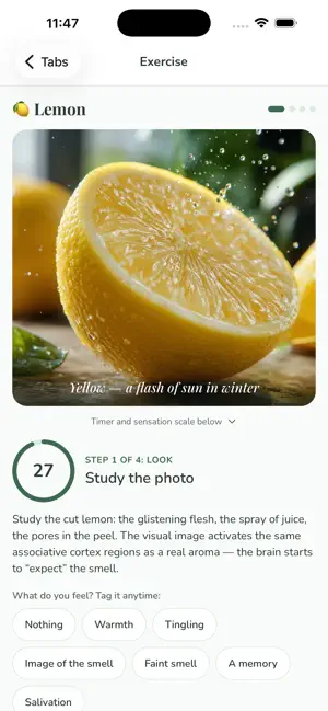 AromaTraining: Smell Recovery screenshot 2