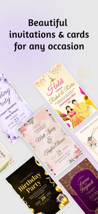 Invitation Card & Design Maker Screenshot 1 of 8