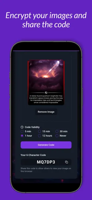 OcodX — Encrypt Text & Images screenshot 4