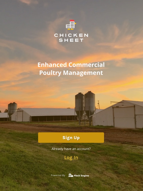 Chicken Sheet iPad screenshot 1 - Business app