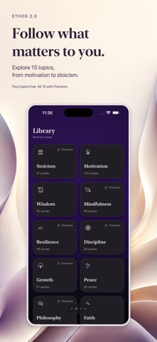 Ethos: Daily Wisdom Quotes Screenshot 4 of 8