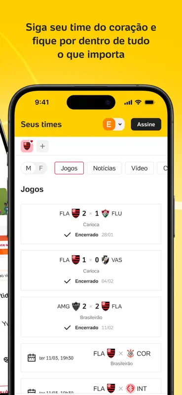 Placar UOL: Futebol e notícias screenshot 2 of 8
