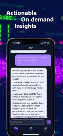 Advisory screenshot