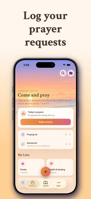 Faithful: Daily Prayer Journal screenshot 1