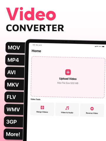Video Converter − MP4 to Mp3 iPad screenshot