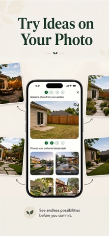 AI Garden Design: Landscape AI iPhone screenshot