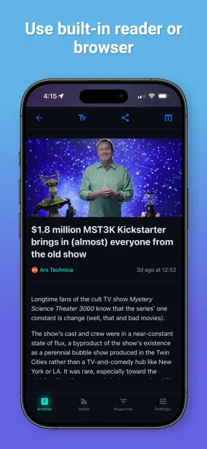 Pulsar RSS Reader screenshot 2