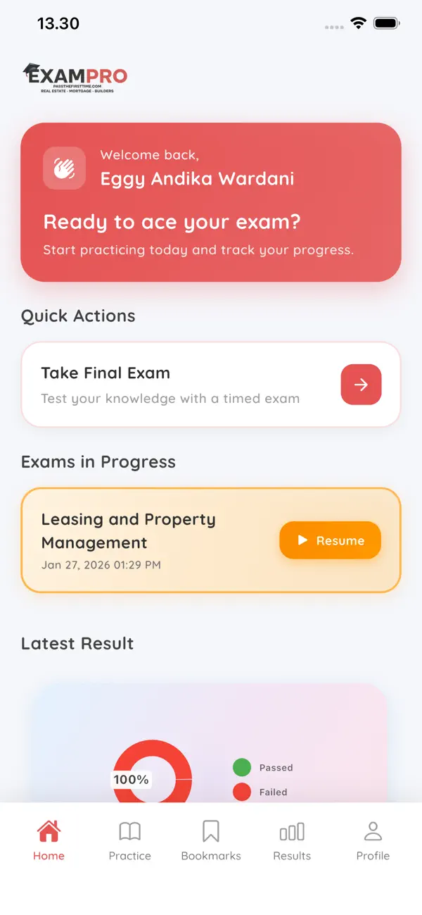 #3. Exam Pro (Pass the First Time) (iOS) By: Pop That App, LLC