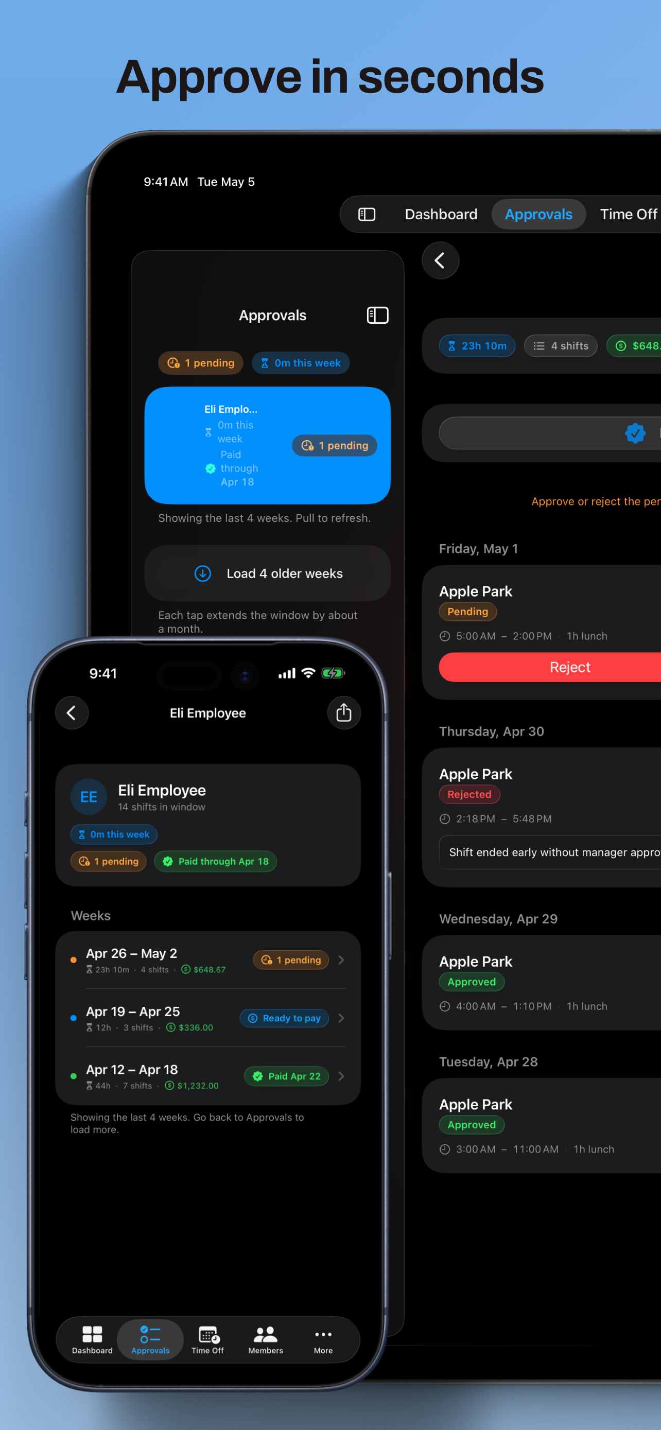 Punch: Shift Tracker screenshot 2
