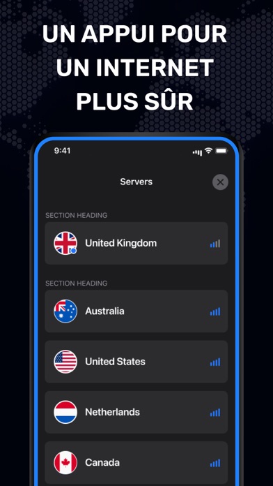Screenshot #3 pour VPN Sunrise