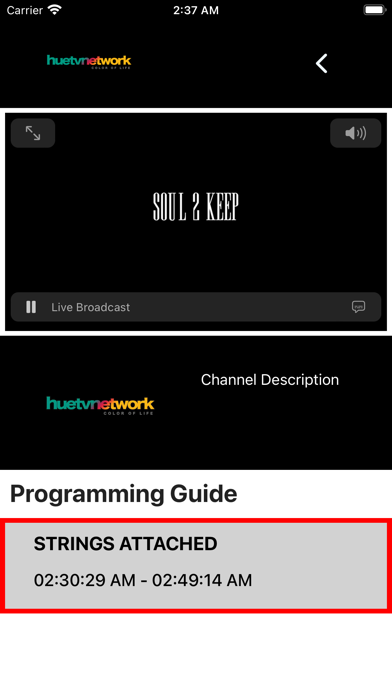 HueTVNetwork Screenshot