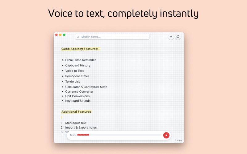 App screenshot