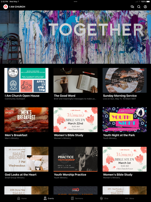 I AM CHURCH - TX iPad screenshot 2 - Education app