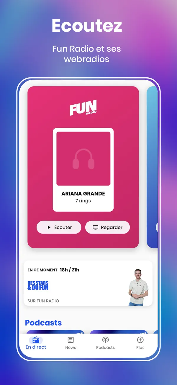 Screenshot #1 pour Fun Radio BE
