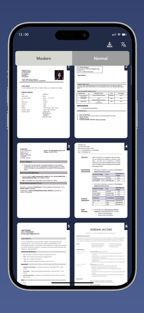 Resume maker - resume tool screenshot 1