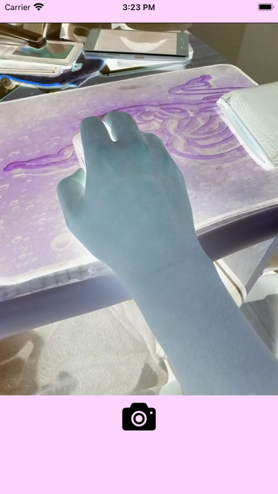 Negative Image Camera Screenshot