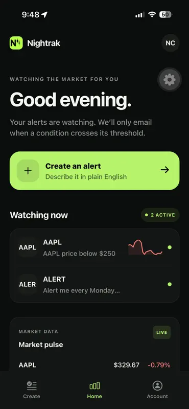 Nightrak screenshot 2 of 3
