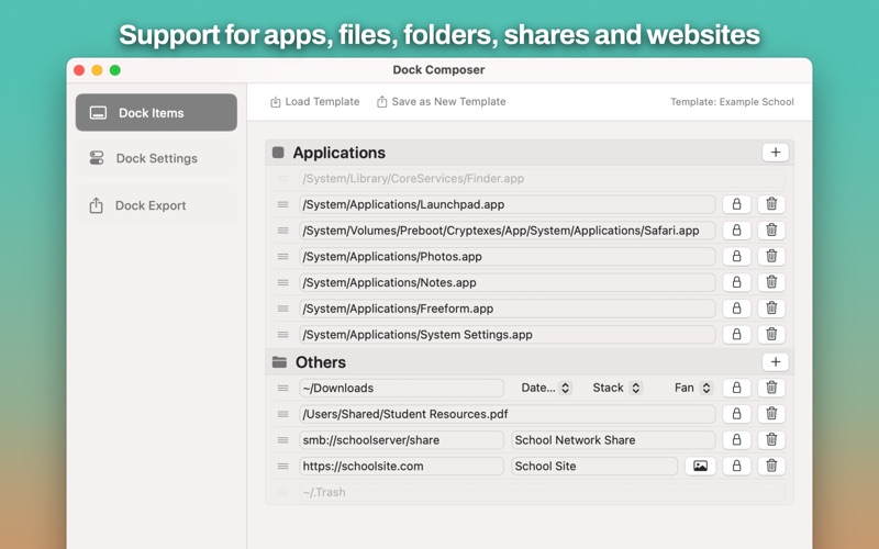 Dock Composer screenshot