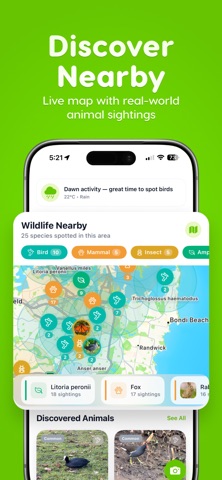 AnimalQuest: Wildlife Explorer iPhone screenshot