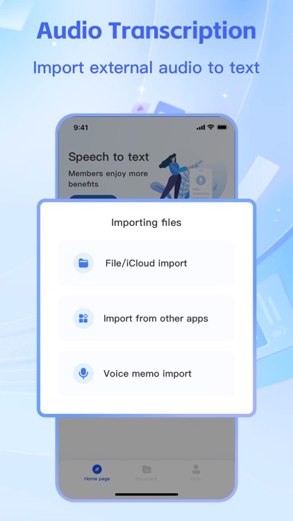 Speech to Text—AI voice notes