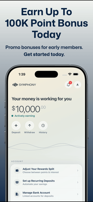 Symphony: Save & Earn Screenshot 6 of 6