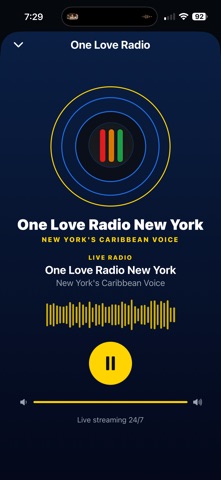 LinkUp Radio Network iPhone screenshot