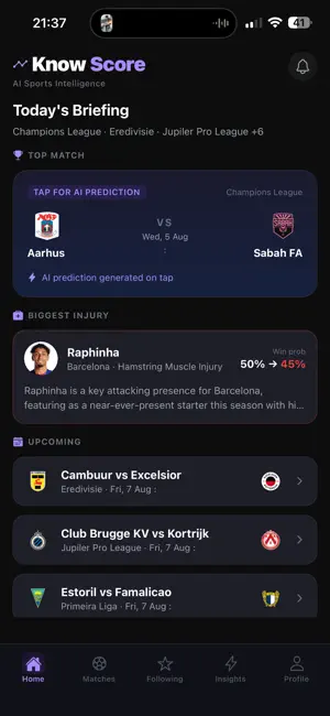 KnowScore screenshot 1