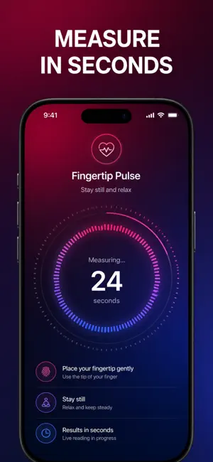Finger Heart Rate Monitor screenshot 1