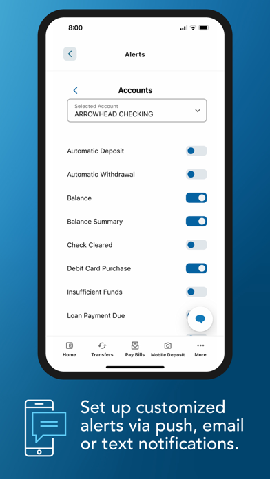 Arrowhead Mobile Banking iPhone screenshot 6 - Finance app