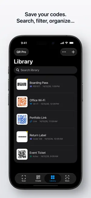 QR Pro - Code Reader & Creator screenshot 5