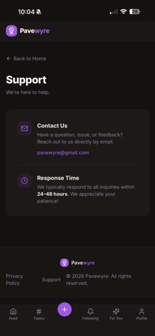 Pavewyre screenshot
