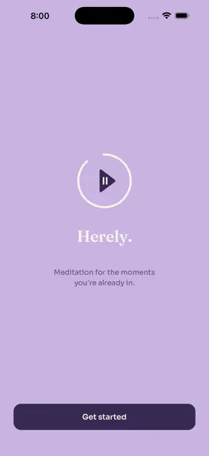 Herely: Guided Meditation screenshot 1