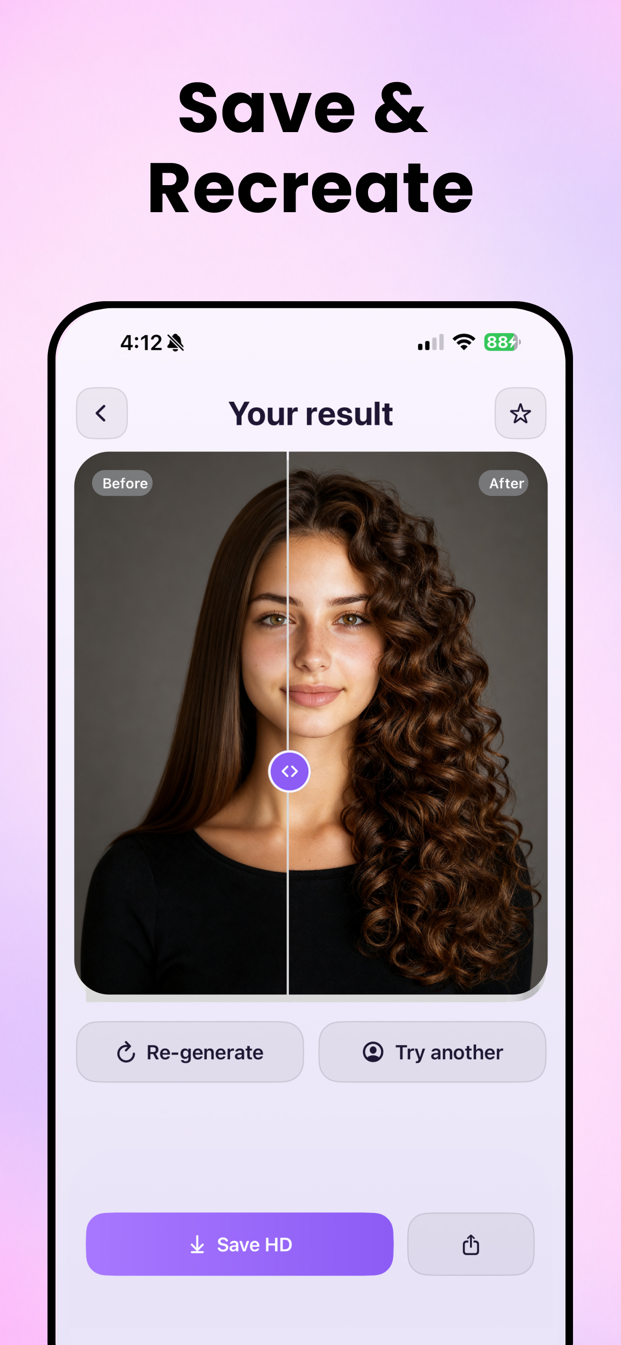 AI Hairstyle Try On : Hairvia screenshot 3