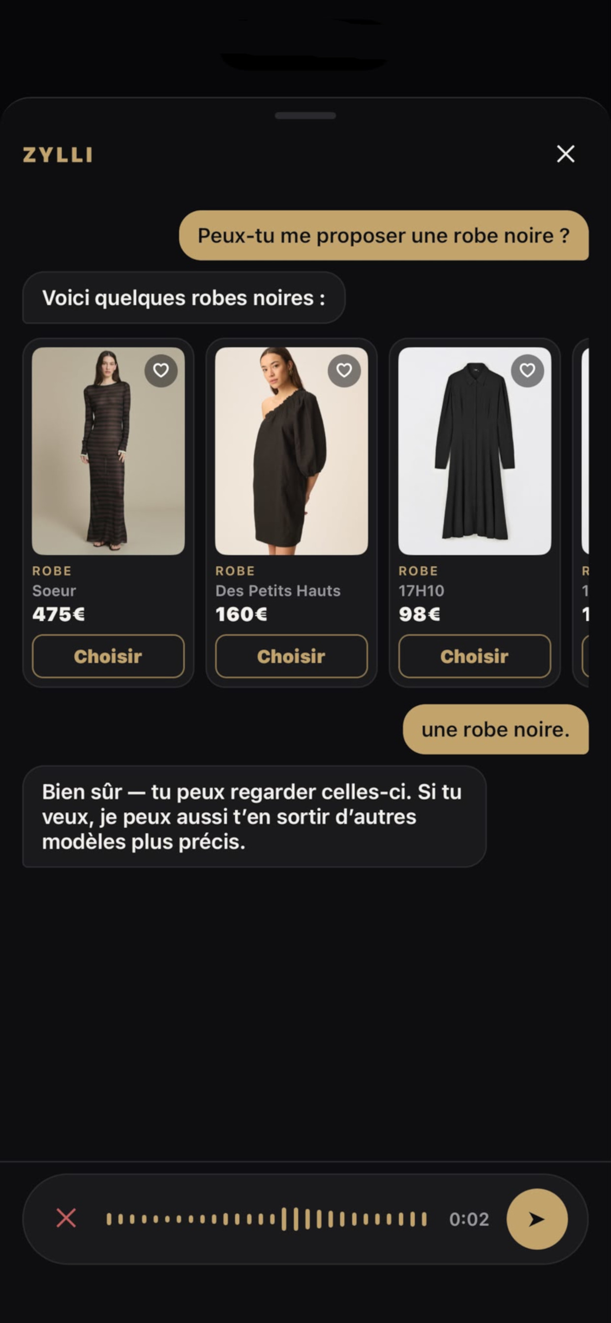 Zylli - Essayage & Style IA screenshot 3