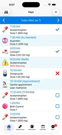 Pill Reminder : capture d’écran 1 sur 9