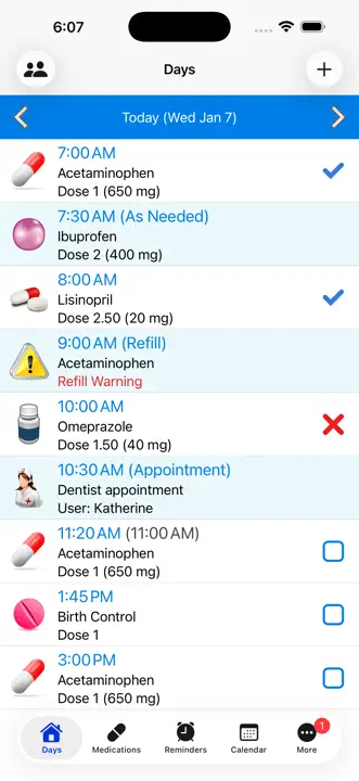 Pill Reminder: Screenshot 1 von 9